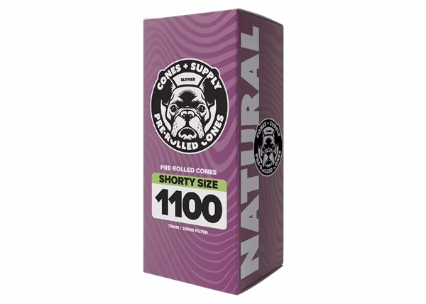 Cones Supply Dog Walker Pre-Rolled Cones 70/20 - Brown - 1100 Count