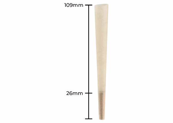 Cones Supply King Size Pre-Rolled Cones 109/26 – Brown – 800 Count