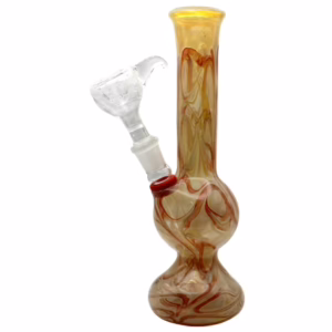 8" US Made Fuming Swirl Art Bubble Shroom Water Pipe