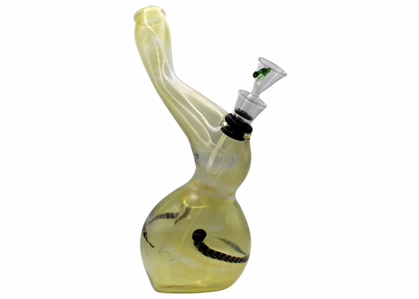 8" Fuming Slithering Snake Art Water Pipe