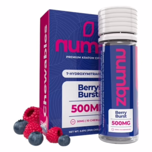 Numbz Berry Burst 7-OH 500mg 10-Tablet