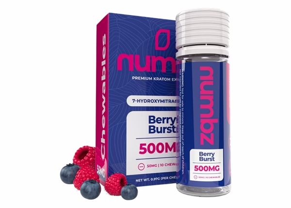 Numbz Berry Burst 7-OH 500mg 10-Tablet