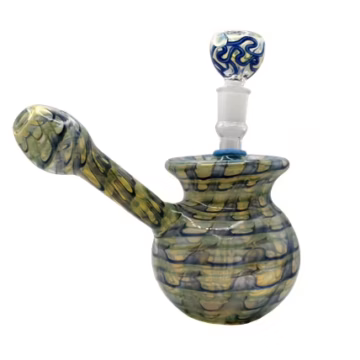 8" US Made Raked Fuming Sauce Pot Water Pipe