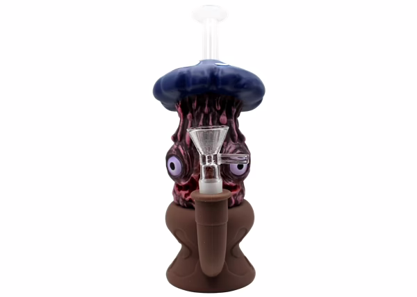 7″ Cursed Mushroom Monster PVC Water Pipe