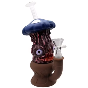 7″ Cursed Mushroom Monster PVC Water Pipe