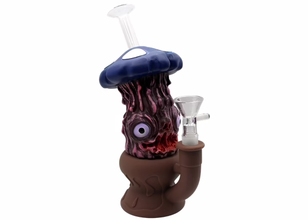 7″ Cursed Mushroom Monster PVC Water Pipe