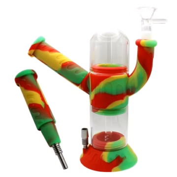 8" Silicone Roboto Hybrid Nectar Collector Water Pipe