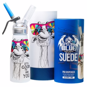 Special Blue Suede 1 PINT Pro Dispenser – Giraffe