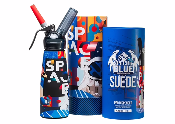 Special Blue Suede 1 PINT Pro Dispenser – Space Art