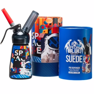 Special Blue Suede HALF PINT Pro Dispenser – Space Art