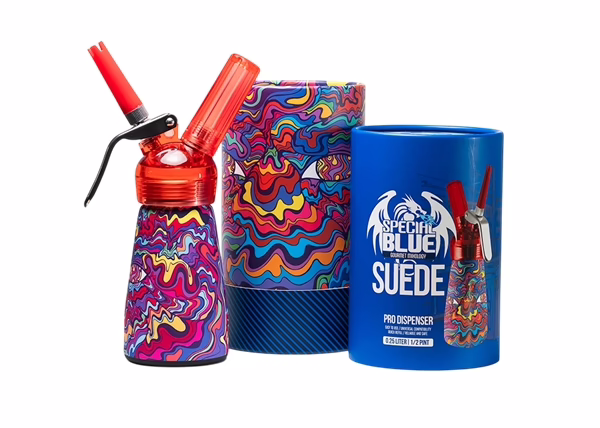 Special Blue Suede HALF PINT Pro Dispenser – Volcano