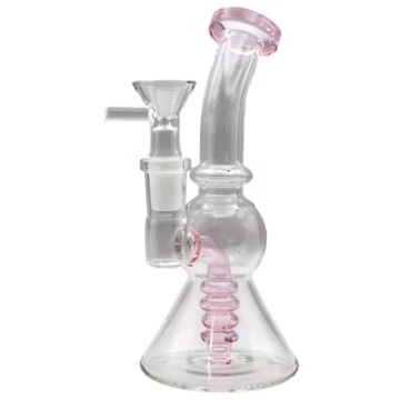 6" Tesla Perk Curve Water Pipe