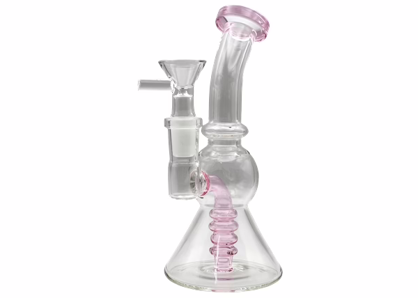 6" Tesla Perk Curve Water Pipe