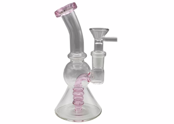 6" Tesla Perk Curve Water Pipe