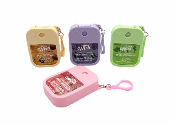 Wish Hand Sanitizer Spray with Silicone Case 40pk