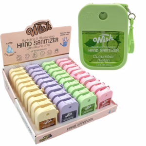 Wish Hand Sanitizer Spray with Silicone Case 40pk