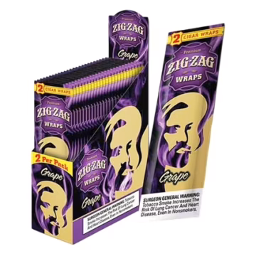 Zig Zag Premium Blunt Wraps - Grape