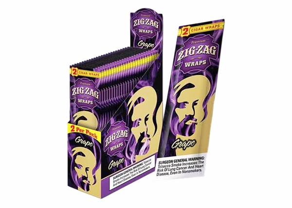 Zig Zag Premium Blunt Wraps - Grape