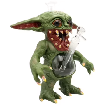 12" Zombie Baby Yoda PVC Water Pipe