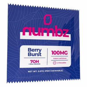 Numbz Berry Burst 7-OH 100mg 2-Tablet 20pk