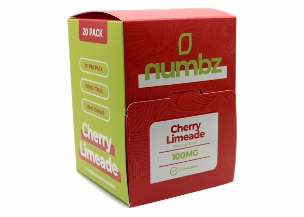 Numbz Cherry Limeade 7-OH 100mg 2-Tablet 20pk