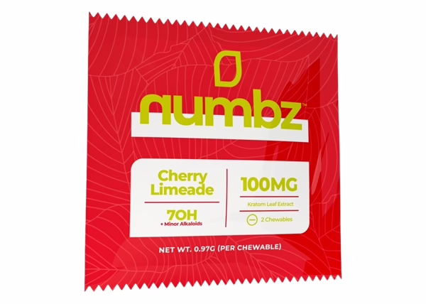 Numbz Cherry Limeade 7-OH 100mg 2-Tablet 20pk