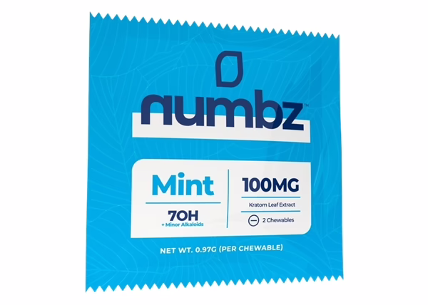 Numbz Mint 7-OH 100mg 2-Tablet 20pk