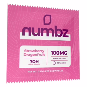 Numbz Strawberry Dragonfruit 7-OH 100mg 2-Tablet 20pk
