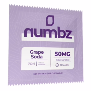 Numbz Grape Soda 7-OH 50mg 2-Tablet 20pk