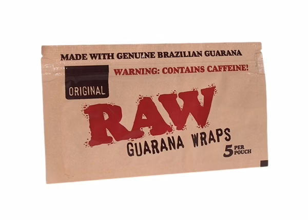 RAW Guarana Caffeine Wraps 25pk