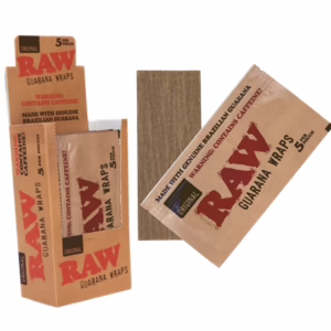 RAW Guarana Caffeine Wraps 25pk