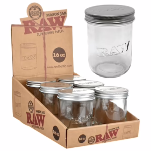 Raw 16oz Mason Jars 6pk