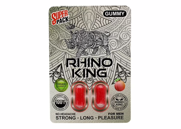 Rhino King Male Enhancement Gummy - Silver