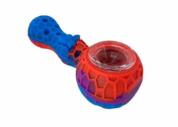 Silicone Honeycomb Bee Hand Pipe 25pk