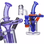 6″ Cheech Builder Block Recycler Water Pipe