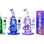 8" Cheech Glass Inner Recycler Water Pipe
