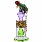 12" Juicy J Glass Vibrant Monstrous Claw-Hand Water Pipe