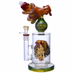11" Juicy J Glass Alien Caterpillar Trapped in Science