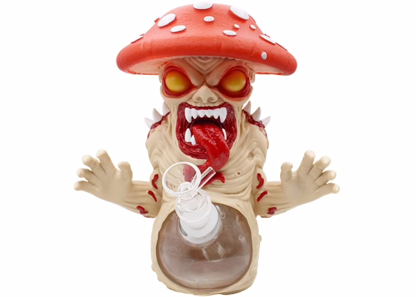 10" Funghoul Mushroom Monster Water Pipe