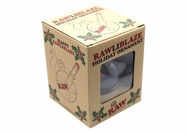 RAW RAWLIBLAZE 80mm Bubbler Holiday Ornament