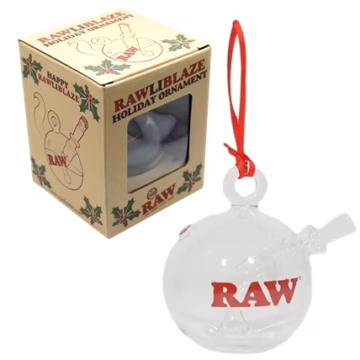 RAW RAWLIBLAZE 80mm Bubbler Holiday Ornament