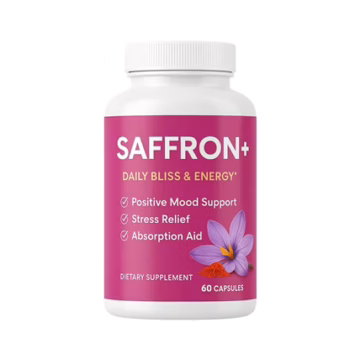 Saffron – Natural Mood Support, Stress Relief & Energy Boost - 60 Capsules