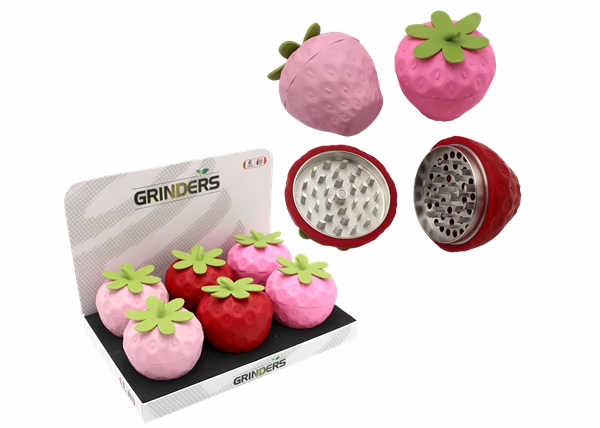 Strawberry Herb Grinders 6pk