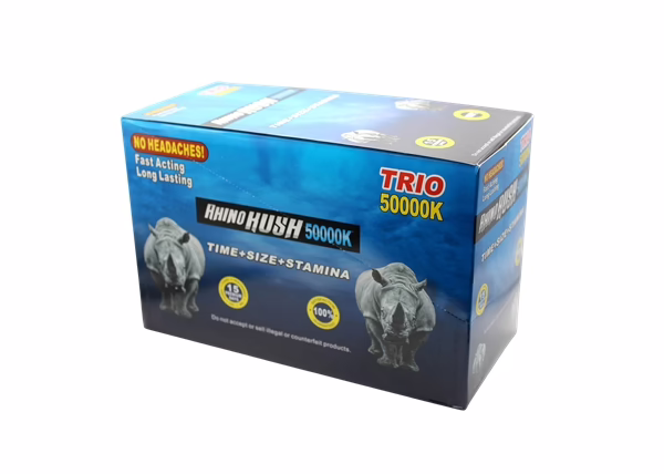 Rhino Rush Trio 50000K BLUE Male Enhancement Capsules