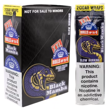 Royal Blunts XXL Wrap – Black Mamba