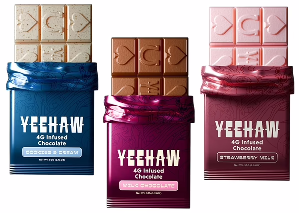 YEEHAW 4g Mushroom Infused Chocolate Bar