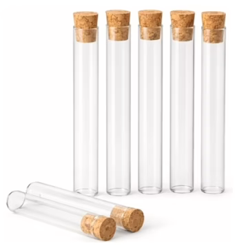 Corked Glass Vial Pre Roll Tubes