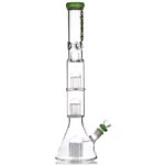 19" Cheech Triple Tree Perk Beaker Water Pipe