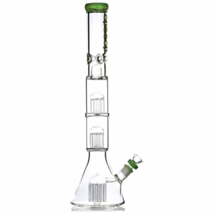 19" Cheech Triple Tree Perk Beaker Water Pipe