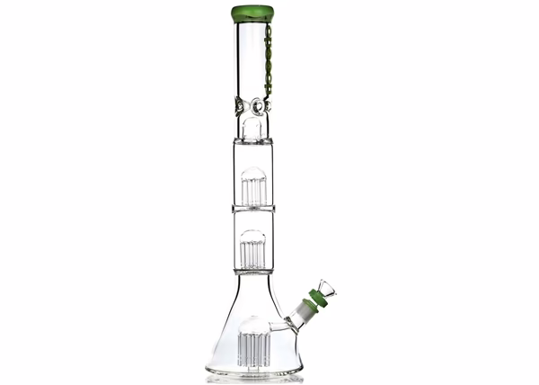 19" Cheech Triple Tree Perk Beaker Water Pipe